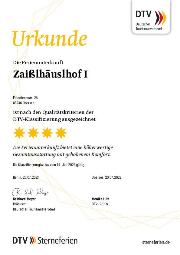 Zaisslhaeusl Hof Ferienwohnungen 于伯塞 客房 照片